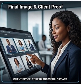 Instant Client Review Tablet & Brand Visual Proof