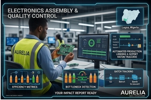 Electronics Assembly Line Bottleneck Detection & Batch Tracking