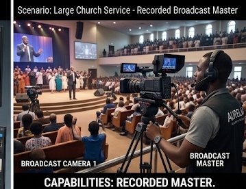 Auditorium Multi-Cam & Recorded Broadcast Master