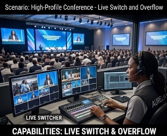 Conference Live Switching & Overflow Relays