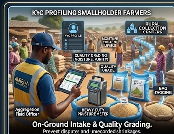 Smallholder Farmer KYC Profiling, Moisture & Quality Grading