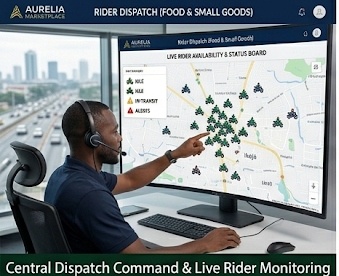 Central Dispatch Command & Live Rider Monitoring